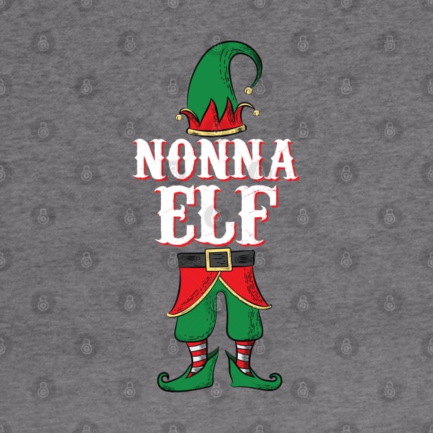 Nonna Elf - Italian Grandma Family Christmas design by Vector Deluxe